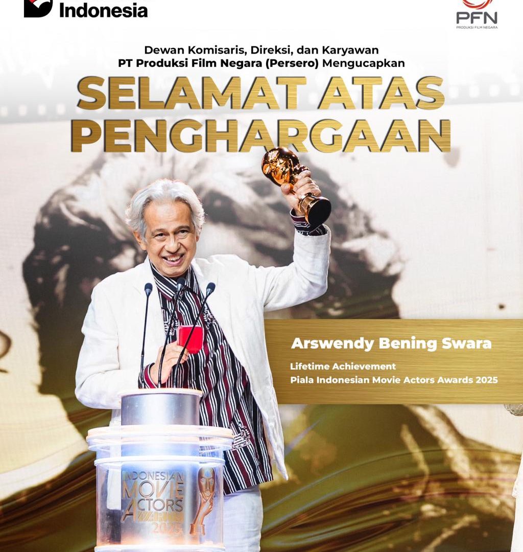 Selamat Atas Penghargaan Lifetime Achievement IMAA 2025 yang Diraih oleh Arswendy Bening Swara