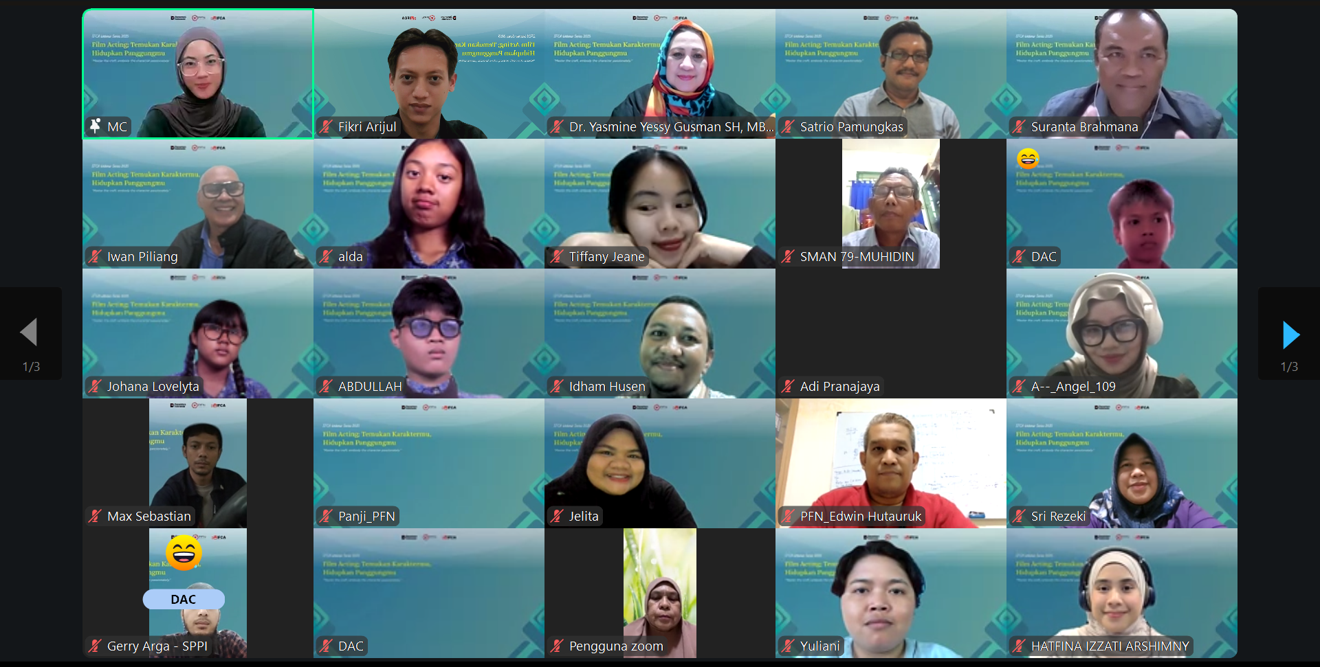 Webinar Tentang Film dan Acting (3)