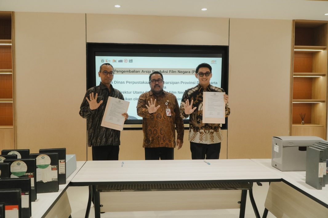 Kolaborasi Pelestarian Sejarah, PFN Resmi Terima Pengembalian Arsip Film dari Dispusip DKI Jakarta